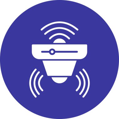 ccTV kamera simgesinin vektör illüstrasyonu