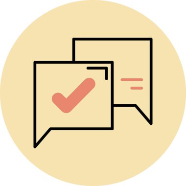 Kontrol Listesi Düz Vektör Simgesi