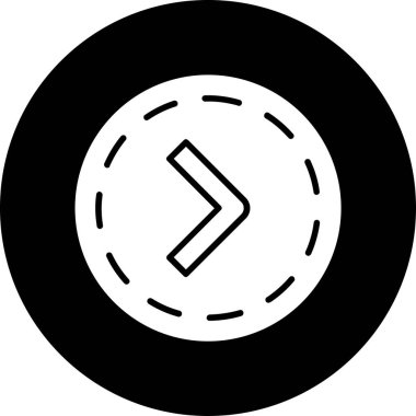 ok simgesi, vektör illüstrasyonu