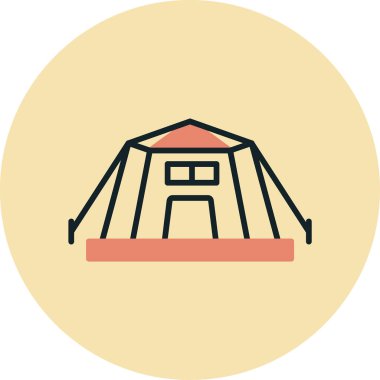 Modern simgenin vektör illüstrasyonu