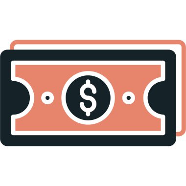 para vektörü düz renk simgesi