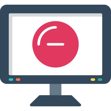 Bilgisayar monitörü. Basit tasarım