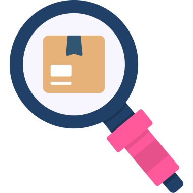 büyütme cam vektör simgesi