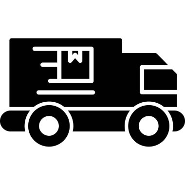 Kurye Ağı ikonu, vektör illüstrasyonu