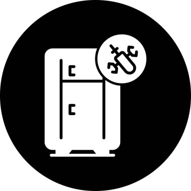 Buzdolabı kutsal kişilerin resmi, vektör çizim