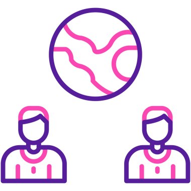 Takım simgesi vektör illüstrasyonu