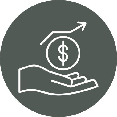 money vector icon modern simple illustration
