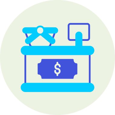 Para için. Web simgesi basit illüstrasyon