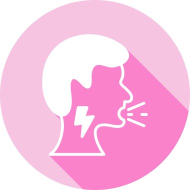 kadın simge vektör illüstrasyonu