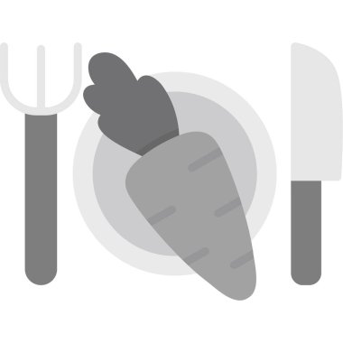 tavuk budu ikonu vektör illüstrasyonu