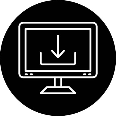 izleyici ikon vektör illüstrasyonu