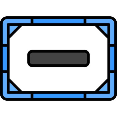 Bilgisayar faresinin çizgi film simgesinin vektör çizimi