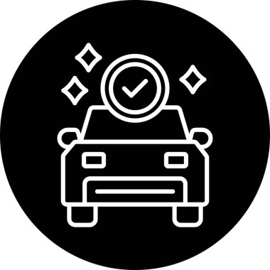 araba simgesi vektör illüstrasyonu