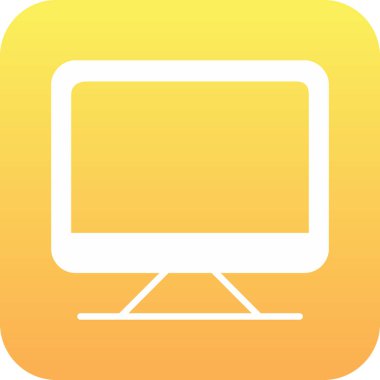 Modern bilgisayar simgesinin vektör illüstrasyonu