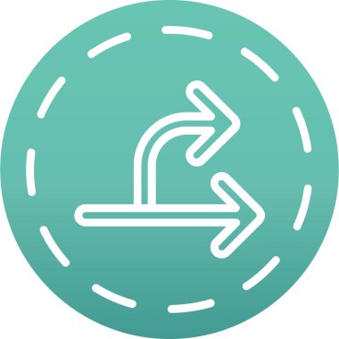 ok simgesinin vektör illüstrasyonu