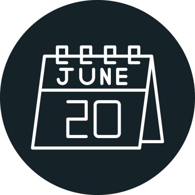 Takvim simgesinin vektör illüstrasyonu