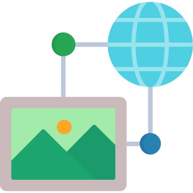 Web tasarım vektörü simgesi