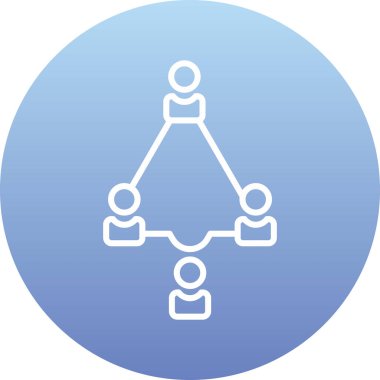 Bağlantı. Web simgesi basit illüstrasyon