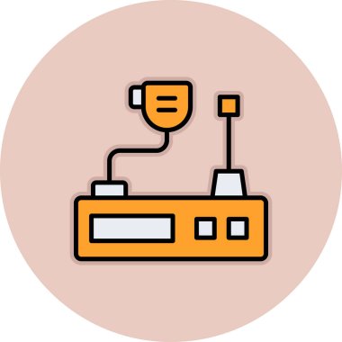 router simgesi vektör illüstrasyonu