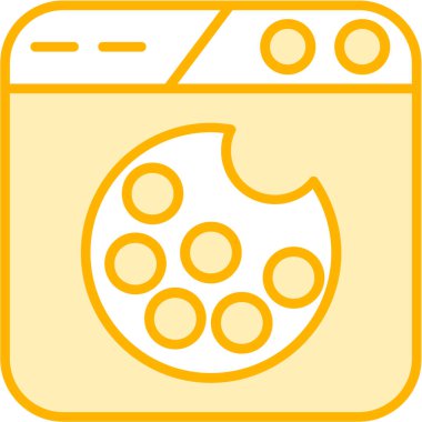 Peynir. Web simgesi basit illüstrasyon