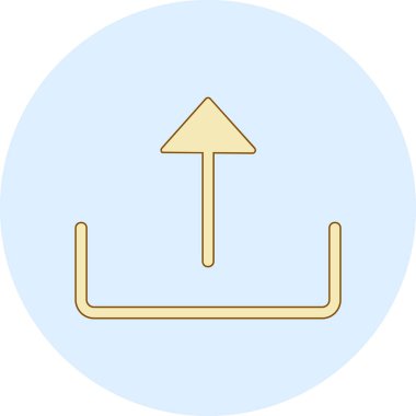 Web simgesi yükle. Basit tasarım. vektör illüstrasyonu