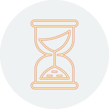 kum saati ikonu vektör illüstrasyonu