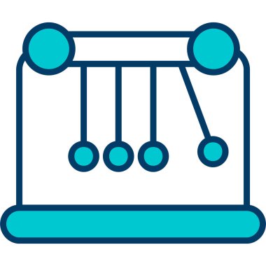 Kaküs simgesi. Web için hesap makinesi vektör simgelerinin basit çizimi.
