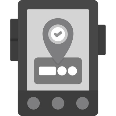 Harita işaretleyici simgesi. vektör illüstrasyonu