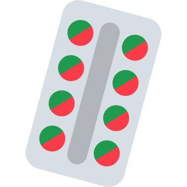 tıbbi düz simge, vektör, illüstrasyon