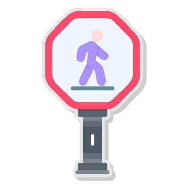 trafik sinyal simgesi vektör illüstrasyonu