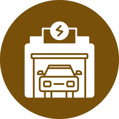 Pil simgesinin vektör illüstrasyonu