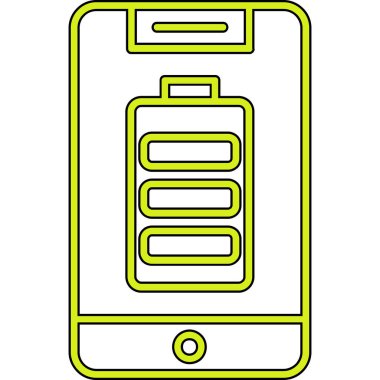 akıllı telefon simgesi vektör illüstrasyonu