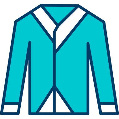 Ceket simge vektör çizim