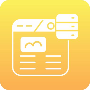 belge simgesi, vektör çizimi