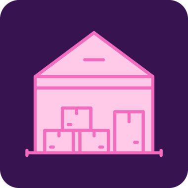 Ev. Web simgesi basit illüstrasyon