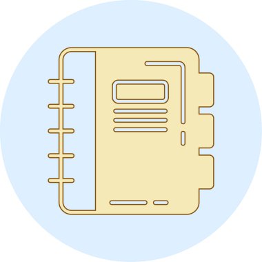 Bir dizüstü bilgisayar simgesinin vektör illüstrasyonu