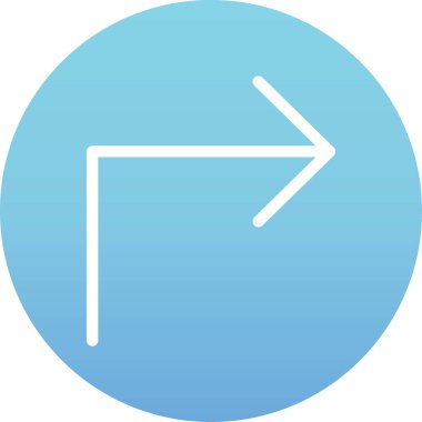 Ok. Web simgesi basit illüstrasyon