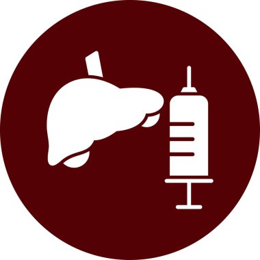 Modern b 'nin vektör illüstrasyonunda akciğer ikonu yok