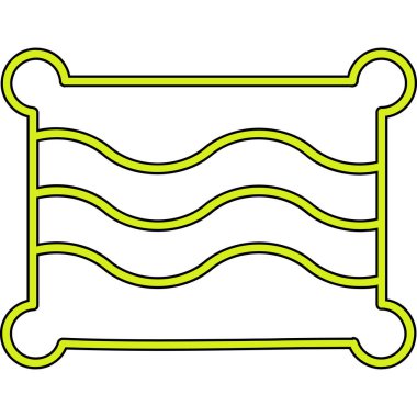 Modern b 'nin vektör illüstrasyonu eksik simgesi
