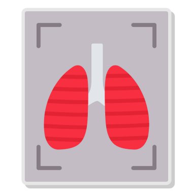 akciğerlerin vektör simgesi