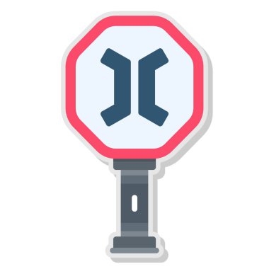 Yol simgesi, vektör illüstrasyonu