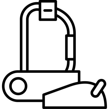 Modern simge basınçsızlığının vektör çizimi