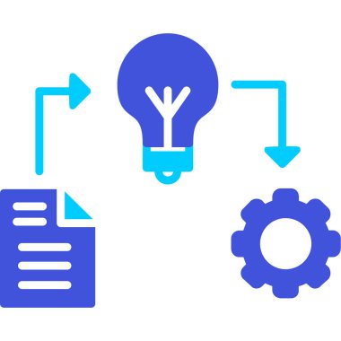 Veri Yönetimi simgesi vektörde. Logotype
