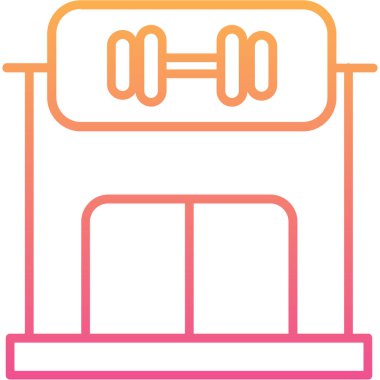 Elektrikli ısıtıcı simgesinin vektör illüstrasyonu