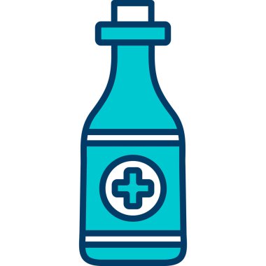 şişe simgesi vektör illüstrasyonu