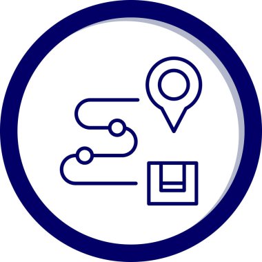 konum. Web simgesi basit illüstrasyon