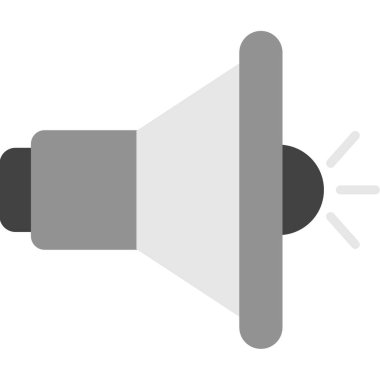 Hoparlör düz Simge Vektör