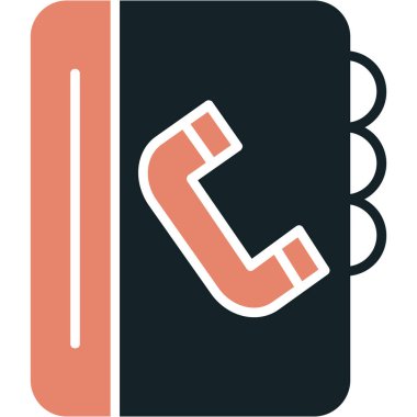 Telefon simgesi vektör illüstrasyonu