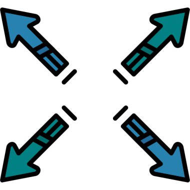 ok simgesinin vektör illüstrasyonu