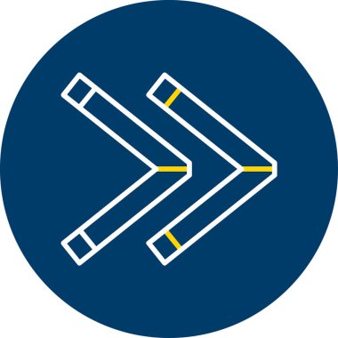 ok simgesi vektör illüstrasyonu